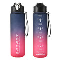 1PCS 800ML Large Capacity Sports Water Bottle Leak Proof Colorful